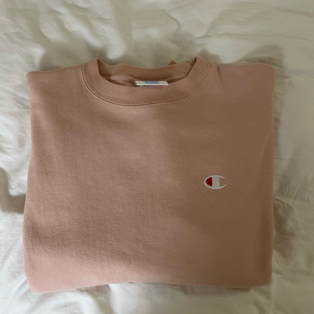 Champion reverse weave pink sweatshirt
